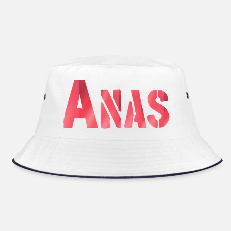 Ana's Name Red text Bucket Hat