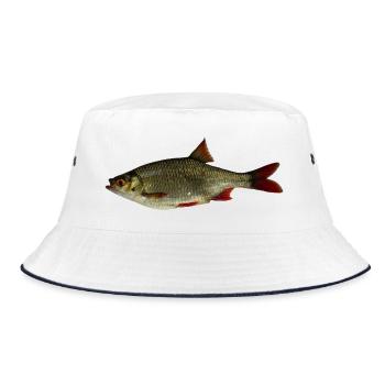 Common rudd - Bucket Hat - white/navy - Front