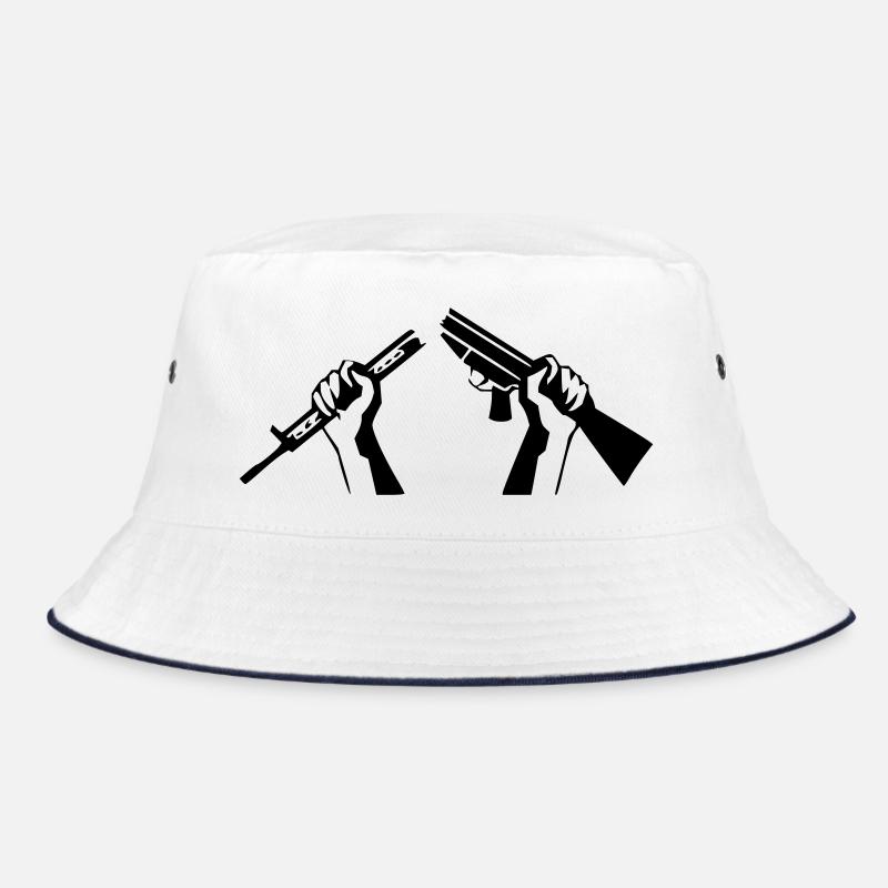 Broken Rifle - Symbol of Peace Bucket Hat