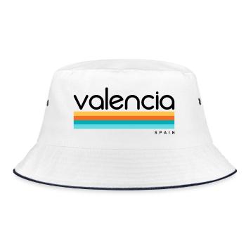 Valencia - Spain - Spain - España - Bucket Hat - white/navy - Front