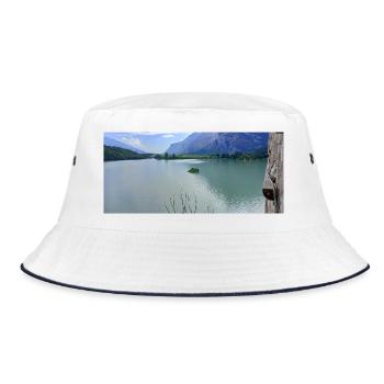 Alpine Lake Sereni Reflections - Bucket Hat - white/navy - Front