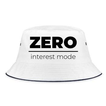 Mode Zéro Intérêt | Énoncé minimal - Bob - blanc/marine - Devant
