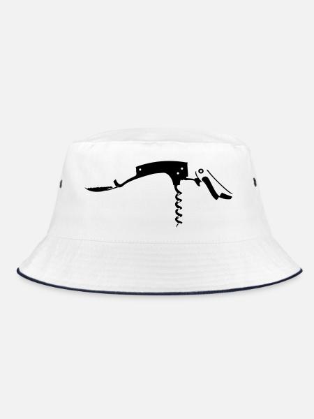 Couteau de serveur - Bob - blanc/marine - Devant