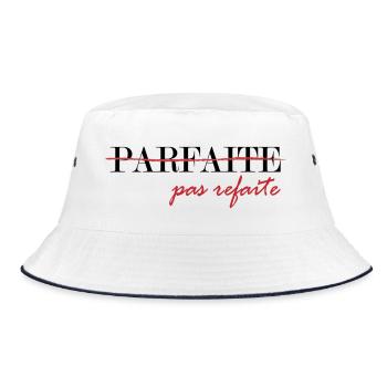 parfaite, pas refaite (noir) - Bob - blanc/marine - Devant