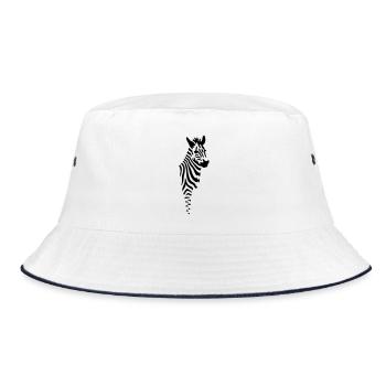zebra - Bob - blanc/marine - Devant