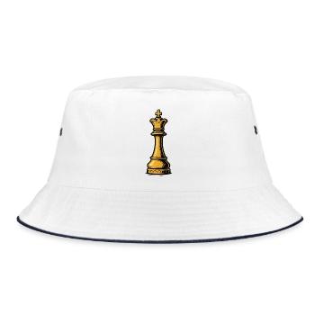 Roi d’Or des Échecs - Bob - blanc/marine - Devant