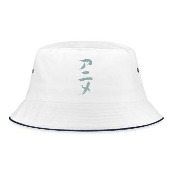 Anime (animation) - En japonais / INK - Bob - blanc/marine - Devant