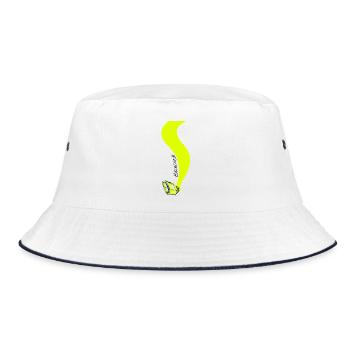 Höhepunkt - Bucket Hat - Weiß/Navy - Vorne