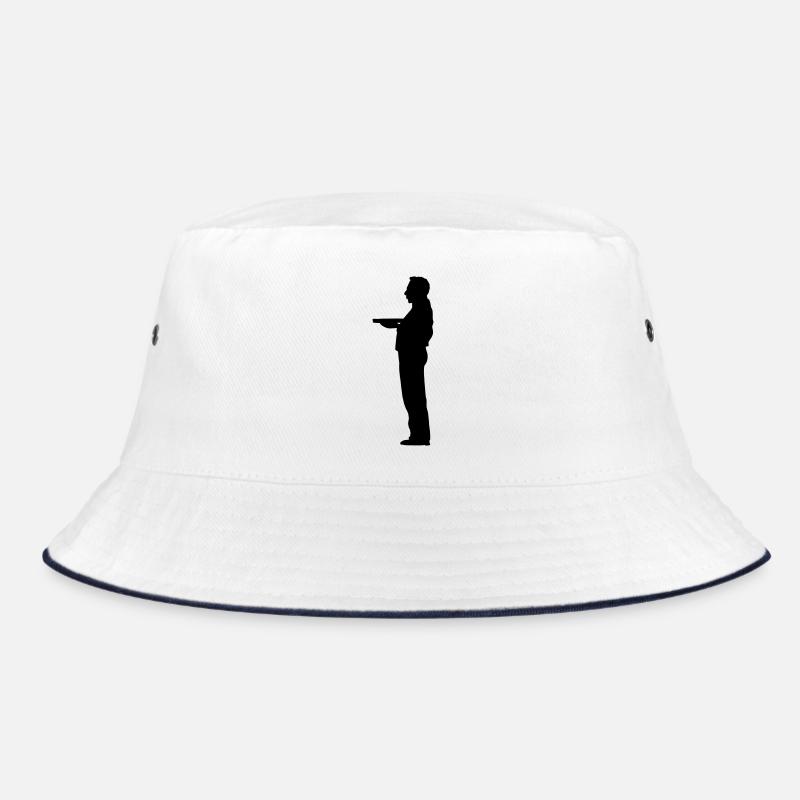 Kellner Butler Schattenfigur Bucket Hat