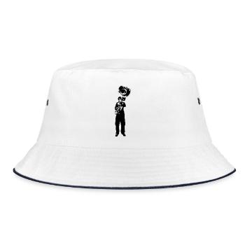 Sousaphon - Bucket Hat - Weiß/Navy - Vorne