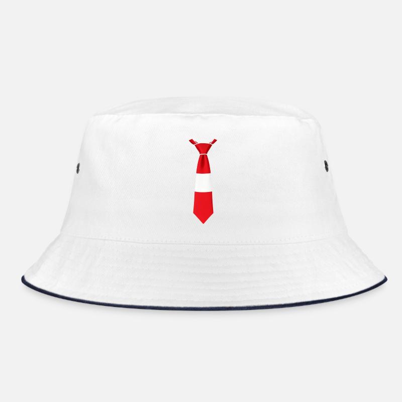 Lettische Krawatte – Flaggendesign Bucket Hat