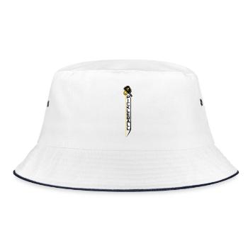 PICKLEBALL - Bucket Hat - white/navy - Front