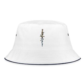 Sword - Bucket Hat - white/navy - Front