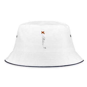 Drapeau Alabama Croix de Saint-André Rouge Blanc - Bob - blanc/marine - Devant