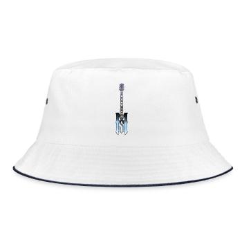 Monsoon Soundworks official Logo - Bucket Hat - white/navy - Front
