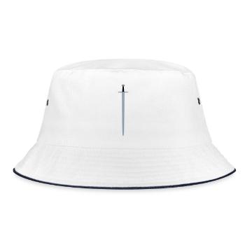 Sword - Bucket Hat - white/navy - Front