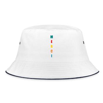 MISTRESS. THANK YOU. THANK YOU MISTRESS. MISTRESS - Bucket Hat - white/navy - Front