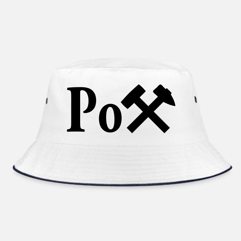 Der Pott - Bucket Hat - Weiß/Navy