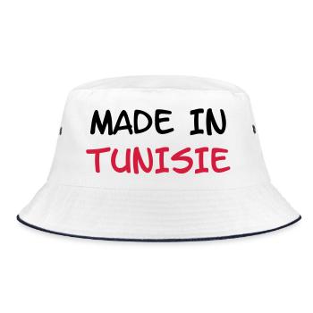 Made in Tunisie - Bob - blanc/marine - Devant