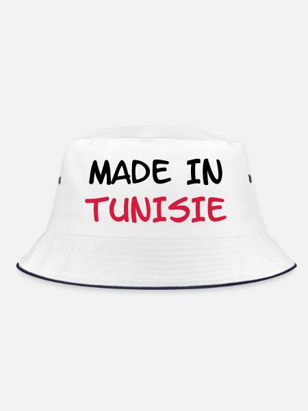 Made in Tunisie - Bob - blanc/marine
