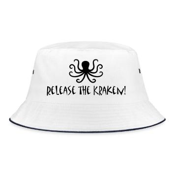 Relâchez le Kraken - Bob - blanc/marine - Devant