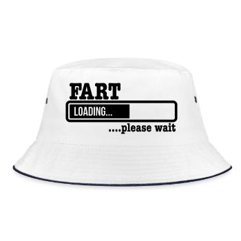 Furz - Bucket Hat - Weiß/Navy - Vorne