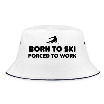 Né à ski T-Shirts - Bob - blanc/marine - Devant