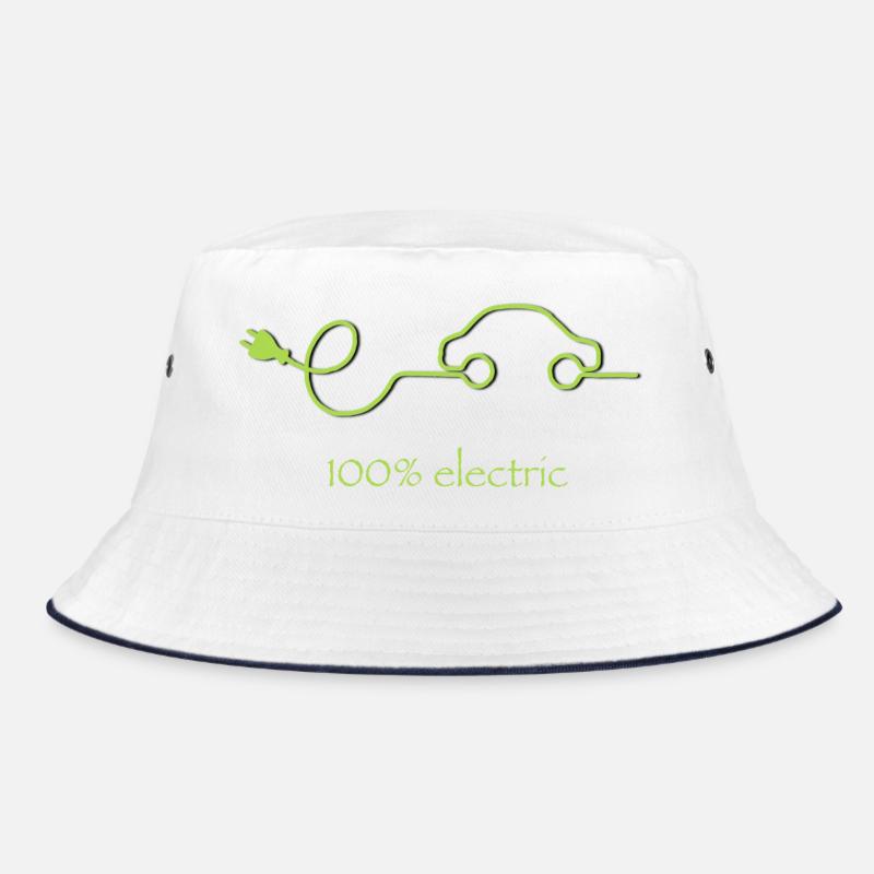 100 % électrique – voiture verte à service régulier - Bob - blanc/marine