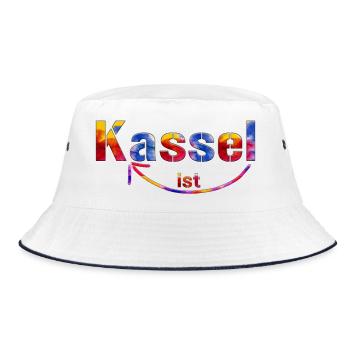 Kassel est super - Bob - blanc/marine - Devant