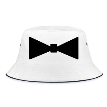 FROHER VATERTAG. BINDEN - Bucket Hat - Weiß/Navy - Vorne