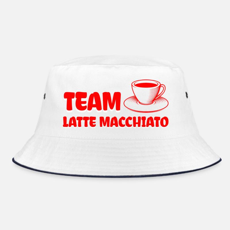 Team Latte macchiato Conception de café cool. - Bob - blanc/marine