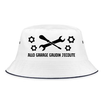 allô garage gaudin j'écoute - Bob - blanc/marine - Devant