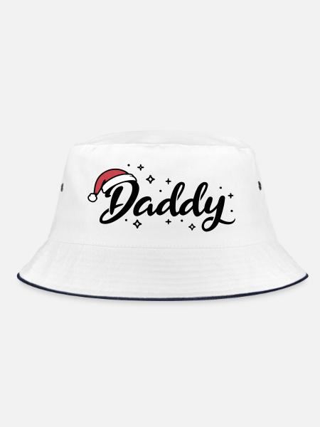 Père Noël Chapeau Papa Papa - Bob - blanc/marine - Devant