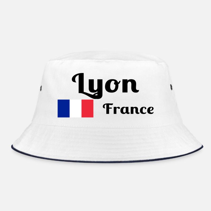 Lyon Frankreich - Stilvolle Drucke Bucket Hat