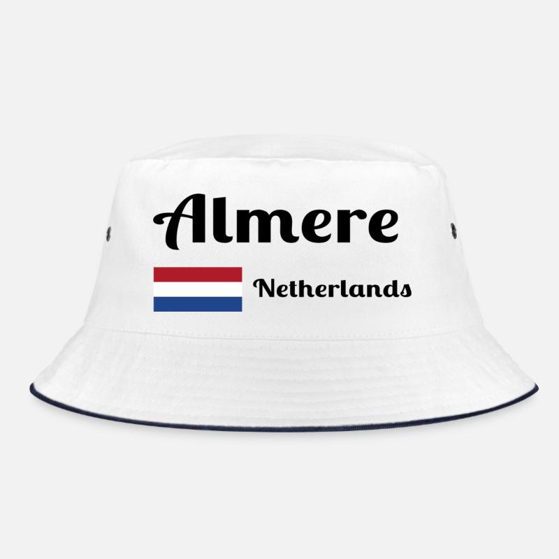 Almere Niederlande - Stilvolle Drucke Bucket Hat