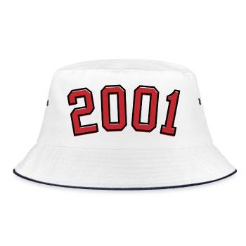 Année de naissance sport 2001 - Bob - blanc/marine - Devant