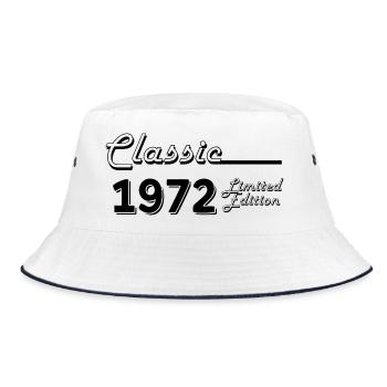 Classic 1972 Limited Edition - Bucket Hat - white/navy - Front
