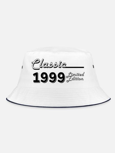 Classic 1999 Limited Edition - Bucket Hat - white/navy - Front
