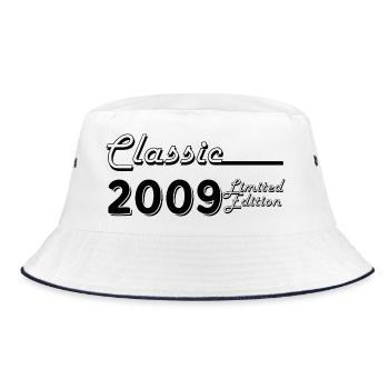Klassische 2009 Limitierte Auflage - Bucket Hat - Weiß/Navy - Vorne
