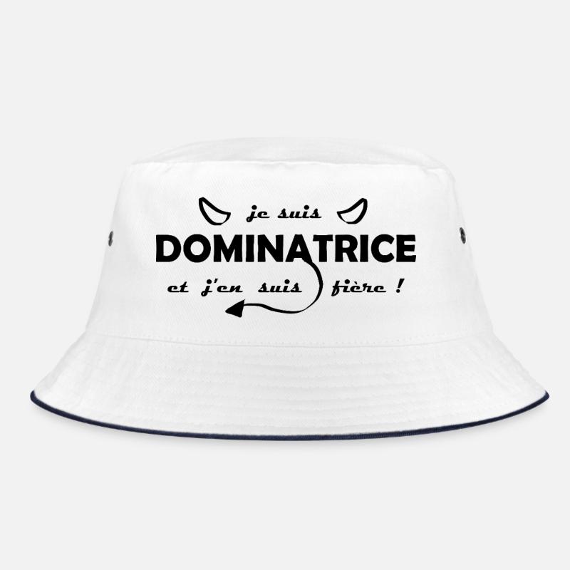 Ich bin eine schwarze Domina Bucket Hat