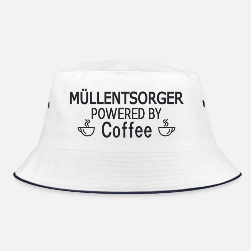Müllentsorger Powered By Coffee Bucket Hat