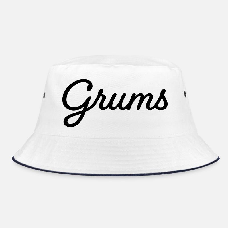 Grums schwarz Bucket Hat