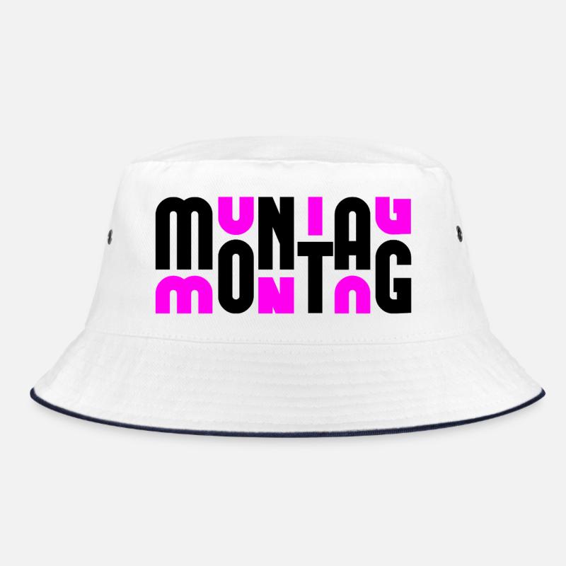 Monday Black/Pink Bucket Hat