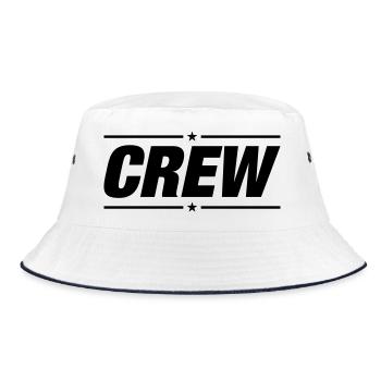 crew - Bucket Hat - white/navy - Front