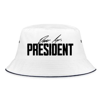Dear Mr. President Mann Ehemann Freund Geschenke - Bucket Hat - Weiß/Navy - Vorne