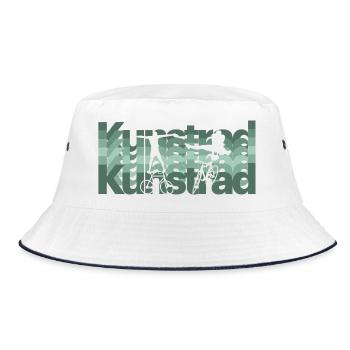 Artistic cycling, artistic cycling, indoor cycling - Bucket Hat - white/navy - Front