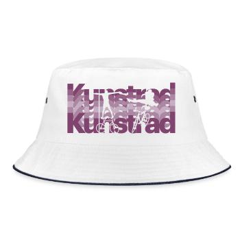 Artistic cycling, artistic cycling, indoor cycling - Bucket Hat - white/navy - Front