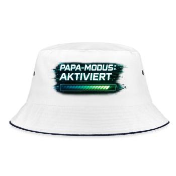 Dad Mode Enabled – Gift for Dad - Bucket Hat - white/navy - Front