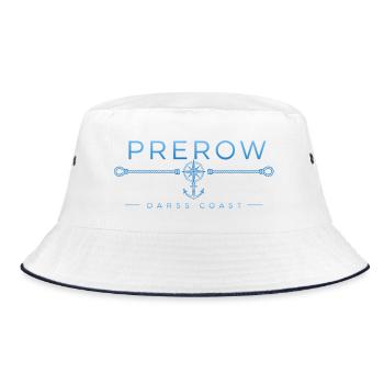 Prerow Darss Coast Maritime Design - Bucket Hat - white/navy - Front