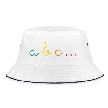 MISTRESS. THANK YOU. THANK YOU MISTRESS. MISTRESS - Bucket Hat - white/navy - Front